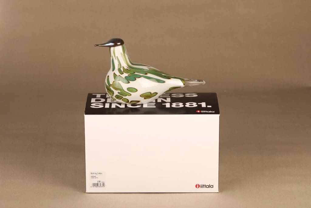 Iittala vuosilintu, Havina SSKK 2014, suunnittelija Oiva Toikka, Havina SSKK 2014, Suuri Suomalainen Kirjakerho vuosilintu. Signeerattu O.Toikka Nuutajärvi SSKK 2014 290/300. Alkuperäisessä paketissa. kuva 5