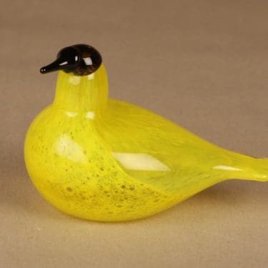 Nuutajärvi lintu , Liivia SSKK, suunnittelija Oiva Toikka, Liivia SSKK, signeerattu, numeroitu, tilaustyö