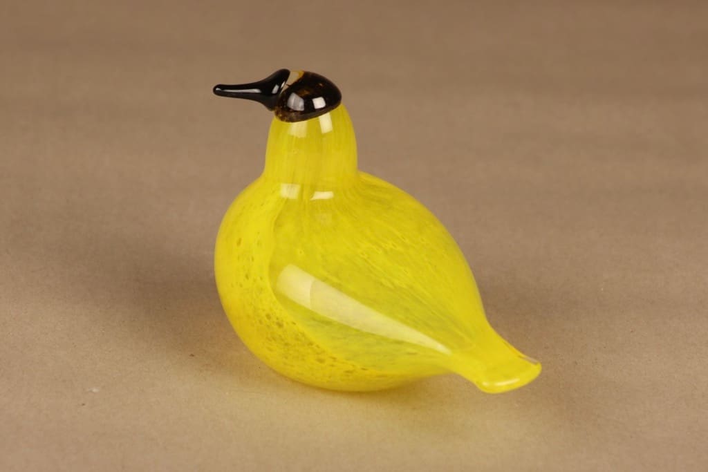 Nuutajärvi lintu , Liivia SSKK, suunnittelija Oiva Toikka, Liivia SSKK, signeerattu, numeroitu, tilaustyö kuva 3