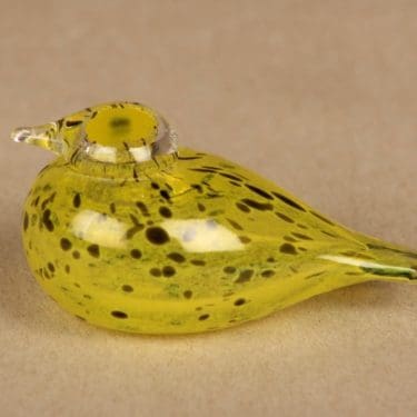 Nuutajärvi lintu , Lillukka SSKK, suunnittelija Oiva Toikka, Lillukka SSKK, signeerattu, numeroitu, tilaustyö