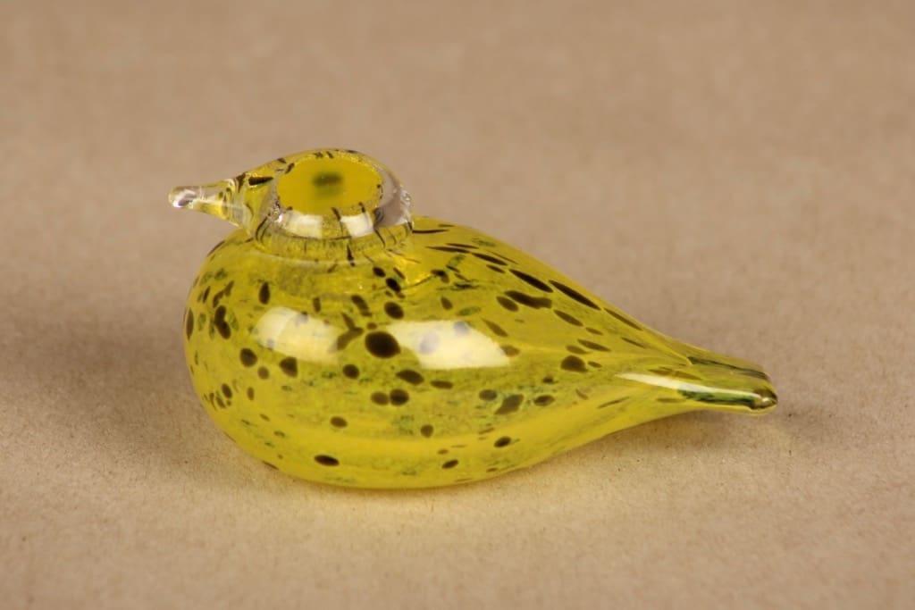 Nuutajärvi lintu , Lillukka SSKK, suunnittelija Oiva Toikka, Lillukka SSKK, signeerattu, numeroitu, tilaustyö