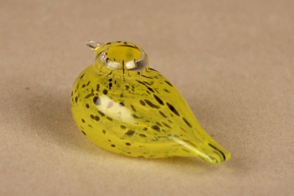 Nuutajärvi lintu , Lillukka SSKK, suunnittelija Oiva Toikka, Lillukka SSKK, signeerattu, numeroitu, tilaustyö kuva 3