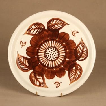 Arabia Köökki tarjotin, käsinmaalattu, suunnittelija Gunvor Olin-Grönqvist, käsinmaalattu, signeerattu