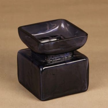 Riihimäen lasi Pala maljakko, tumma lila, suunnittelija Helena Tynell,