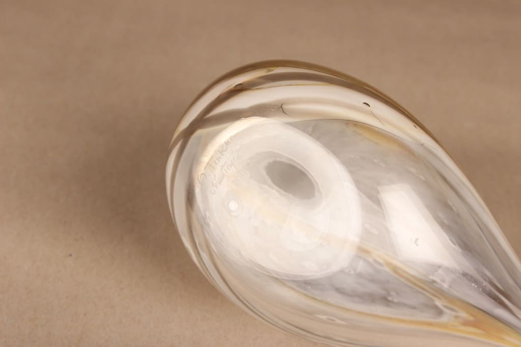 Nuutajärvi vuosilintu, Pälvialli 2006, suunnittelija Oiva Toikka, Pälvialli 2006, signeerattu kuva 5