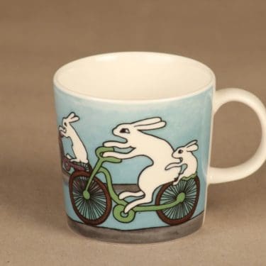 Arabia Pupumuki Pyöräilijäpuput, 3 dl, suunnittelija Heljä Liukko-Sundström, 3 dl