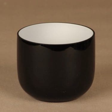 Riihimäen lasi Black&White malja, mustavalkoinen, suunnittelija Nanny Still,