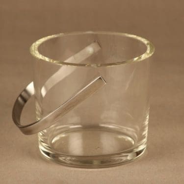 Nuutajärvi 1373 ice bucket with steel handle designer Kaj Franck