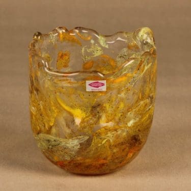 Nuutajärvi taidelasikulho, uniikki, suunnittelija , uniikki