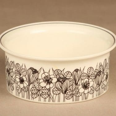 Arabia Krokus kulho, L, suunnittelija Esteri Tomula, L, serikuva, kukka