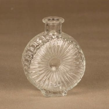 Riihimäen lasi Aurinkopullo kirkas 1/4 suunnittelija Helena Tynell