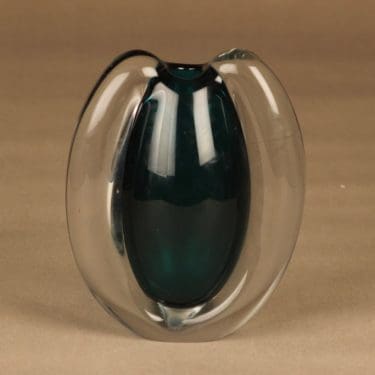 Nuutajärvi maljakko, signeerattu, suunnittelija Jaakko Niemi, signeerattu