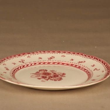 Arabia Suomen Kukka lautanen, 23.5 cm, suunnittelija tuntematon, 23.5 cm, kukka