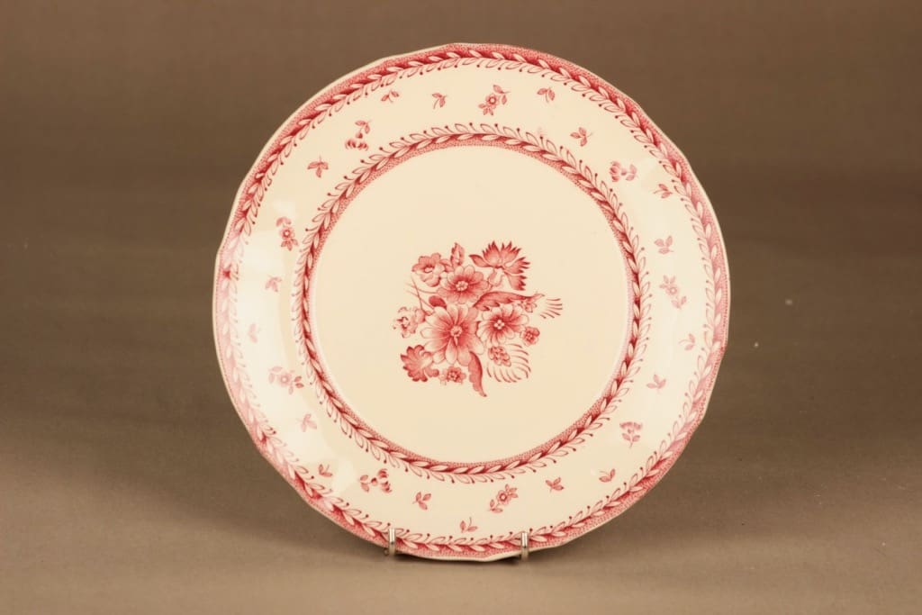 Arabia Suomen Kukka lautanen, 23.5 cm, suunnittelija tuntematon, 23.5 cm, kukka kuva 2