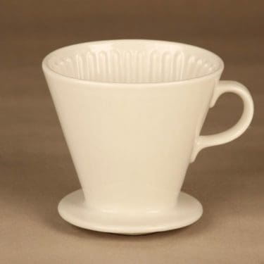 Arabia KS kahvinsuodatin, valkoinen, suunnittelija ,