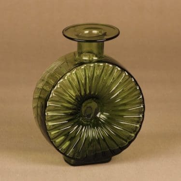 Riihimäen lasi Aurinkopullo koristepullo, Koko 2/4, suunnittelija Helena Tynell, Koko 2/4