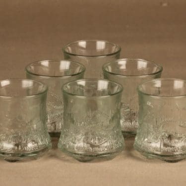 Riihimäen lasi Revontulet viinilasi, 16 cl, 6 kpl, suunnittelija Erkkitapio Siiroinen, 16 cl