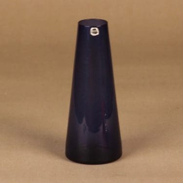 Nuutajärvi SH 105 vase, blue designer Saara Hopea