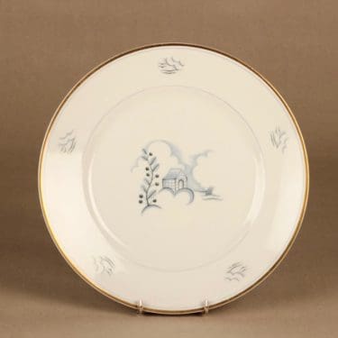 Arabia Mökki lautanen, 24.5 cm, suunnittelija Rainer Baer, 24.5 cm