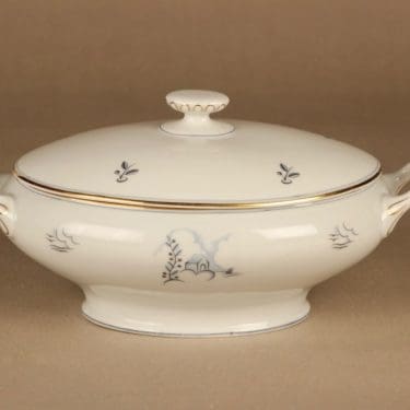 Arabia Mökki liemimalja, 3 l, suunnittelija Rainer Baer, 3 l