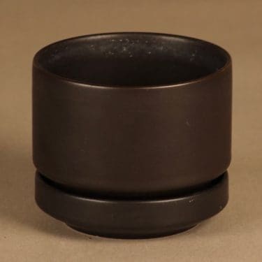 Arabia SN 1 kukkaruukku, ruskea, suunnittelija Richard Lindh,