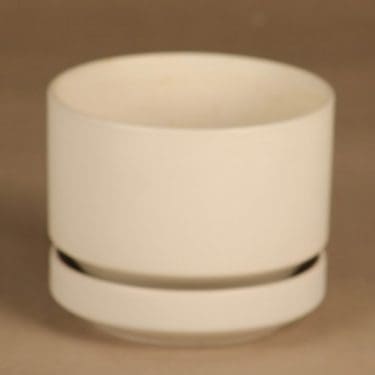 Arabia SN   kukkaruukku, valkoinen, suunnittelija Richard Lindh,