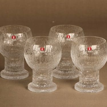 Iittala Kekkerit Moukku white wine glass 20 cl, 4 pcs designer Timo Sarpaneva