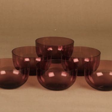Iittala 1329 dessert bowl lilac 6 pcs designer Kaj Franck
