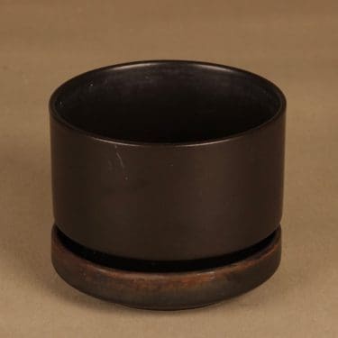 Arabia SN kukkaruukku, ruskea, suunnittelija Richard Lindh,