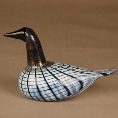 Nuutajärvi lintu , Pikku Kuikka, suunnittelija Oiva Toikka, Pikku Kuikka, signeerattu