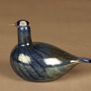 Nuutajärvi lintu , uniikki, suunnittelija Oiva Toikka, uniikki, signeerattu