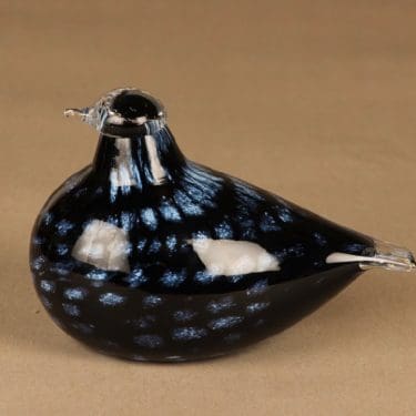 Nuutajärvi lintu , Hämeen Sähkö Oy:lle, suunnittelija Oiva Toikka, Hämeen Sähkö Oy:lle, signeerattu