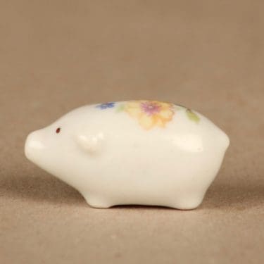 Arabia figuuri, porsas, suunnittelija Friedl Holzer-Kjellberg, porsas