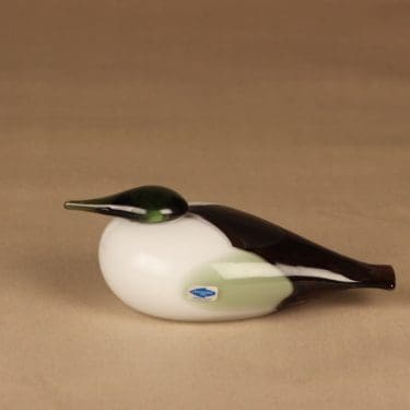 Nuutajärvi lintu , Haahka, suunnittelija Oiva Toikka, Haahka, serikuva, kukka