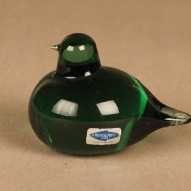 Nuutajärvi lintu , Pulmu, suunnittelija Oiva Toikka, Pulmu, signeerattu