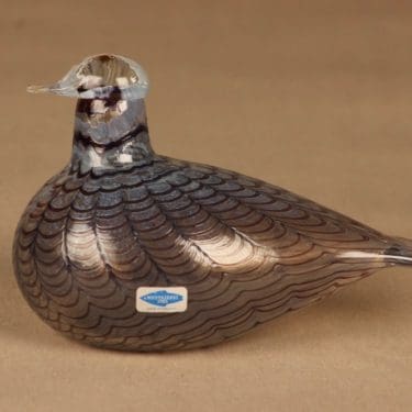 Nuutajärvi lintu , Peltopyy, suunnittelija Oiva Toikka, Peltopyy, signeerattu