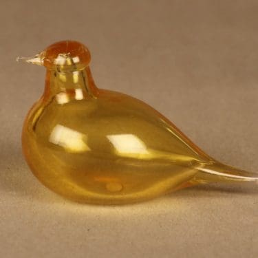 Nuutajärvi lintu , Tirri, suunnittelija Oiva Toikka, Tirri, signeerattu