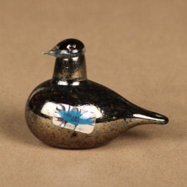 Nuutajärvi lintu , Hippiäinen, suunnittelija Oiva Toikka, Hippiäinen, signeerattu