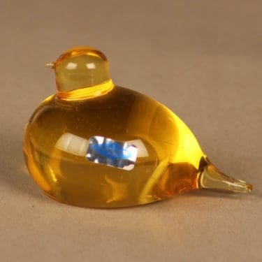 Nuutajärvi lintu , Pulmu, suunnittelija Oiva Toikka, Pulmu, signeerattu