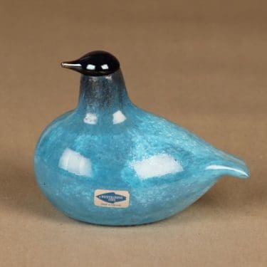 Nuutajärvi lintu , Riekko yrityslintu, suunnittelija Oiva Toikka, Riekko yrityslintu, signeerattu