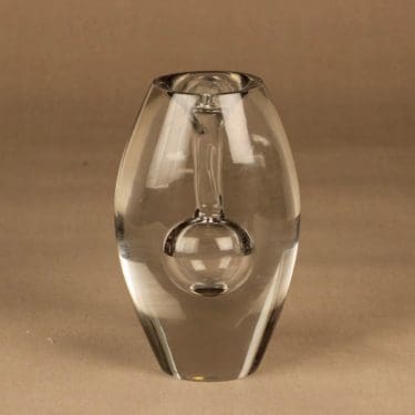 Iittala Tokio taidelasi, signeerattu, suunnittelija Tapio Wirkkala, signeerattu, signeerattu