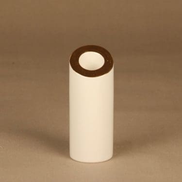 Arabia Elegia kynttilänjalka, kulta, suunnittelija Heikki Orvola, kulta