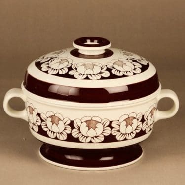 Arabia Katrilli terriini, 2.8 l, suunnittelija Esteri Tomula, 2.8 l, serikuva