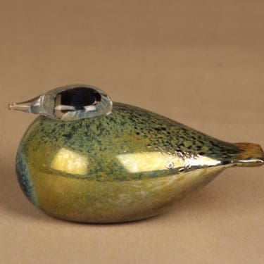 Nuutajärvi lintu , Retretti, suunnittelija Oiva Toikka, Retretti, signeerattu, numeroitu