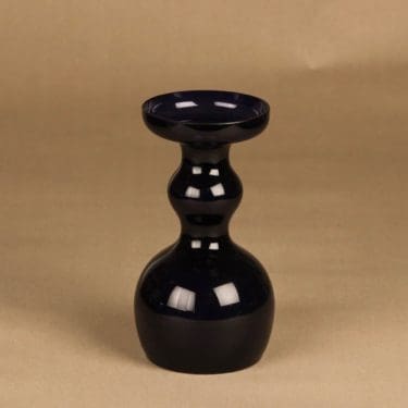 Nuutajärvi 1483 maljakko, sininen, suunnittelija Oiva Toikka,