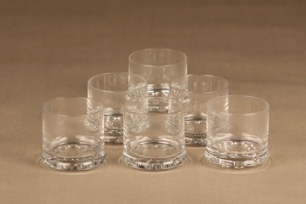 Iittala Helminauha lasi, 10 cl, 6 kpl, suunnittelija Timo Sarpaneva, 10 cl