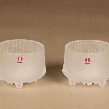 Iittala Ultima Thule kynttilälyhty, matta kirkas, suunnittelija Tapio Wirkkala,