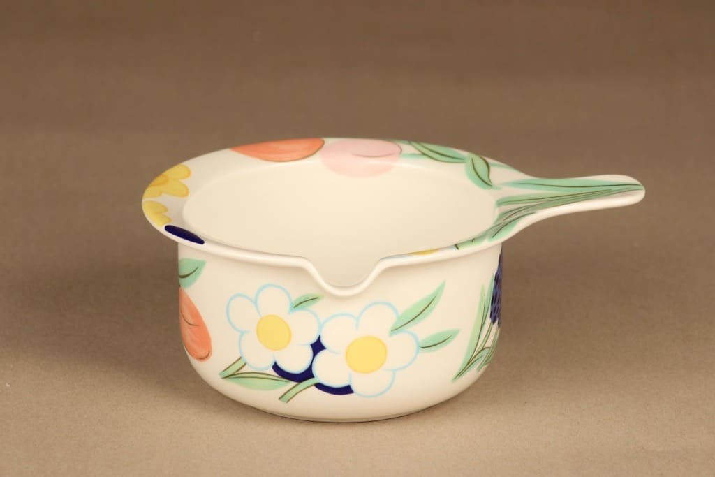 Arabia Poetica kastikekaadin, monivärinen, suunnittelija Dorrit von Fieandt, kukka, serikuva