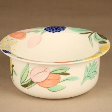 Arabia Poetica kulho, monivärinen, suunnittelija Dorrit von Fieandt, kukka, serikuva