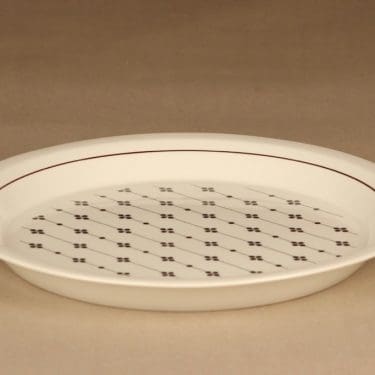 Arabia Kartano tarjoilulautanen, 30 cm, suunnittelija Esteri Tomula, 30 cm